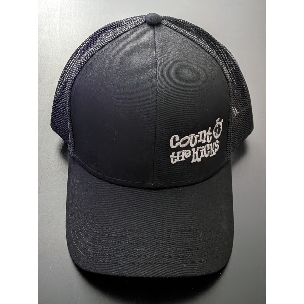 Count‎ The Kicks Mesh Snapback Trucker Hat Black OSFM Otto Caps